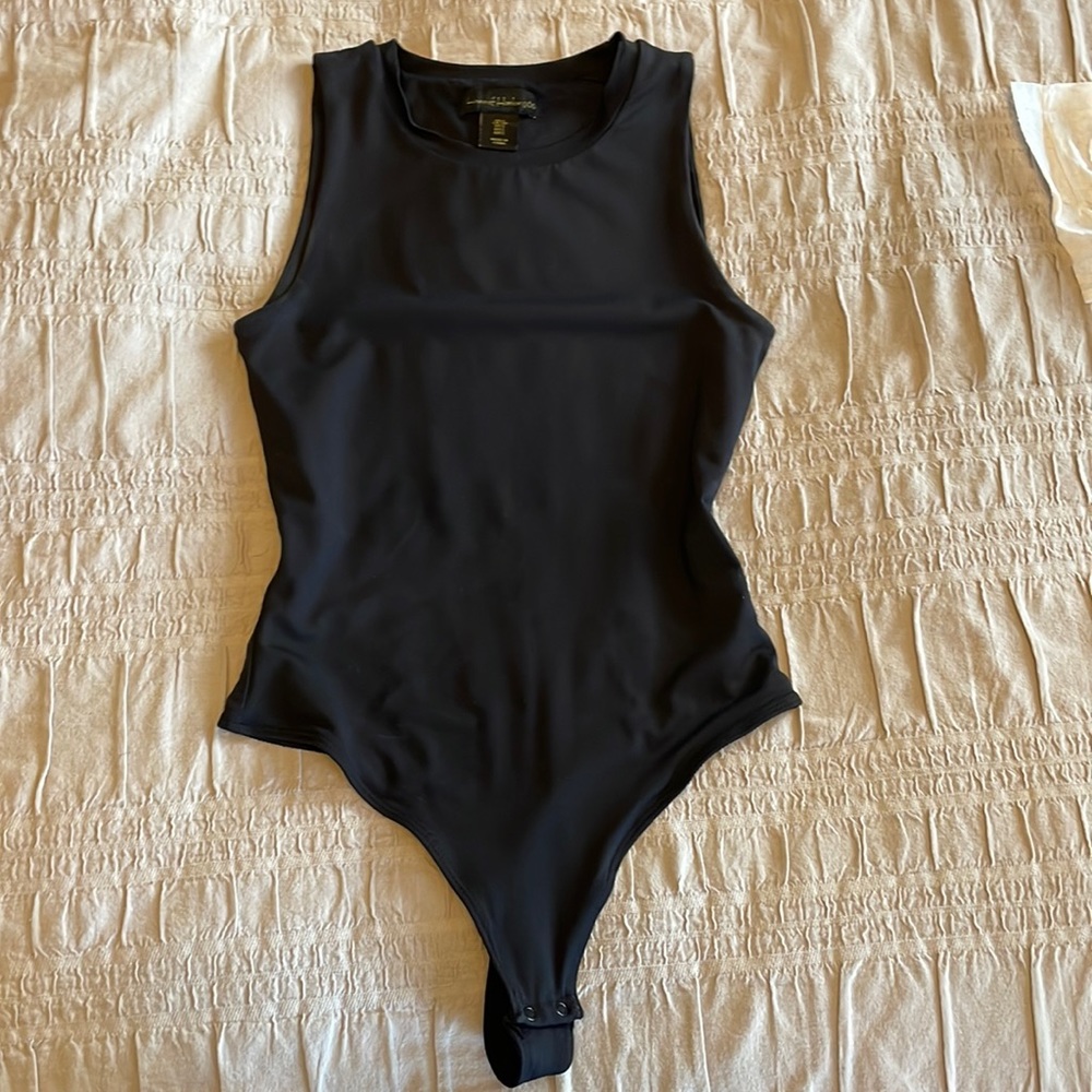 House of Harlow, black bodysuit
